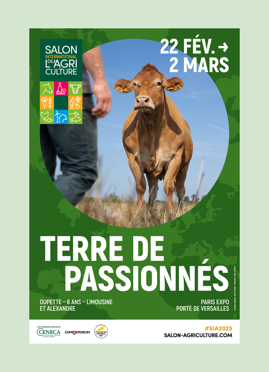 Josselin Tourette -publicite-Paris-vosges-remiremont-Salon-Agriculture-2025-Affiche-terre-de-passionnes