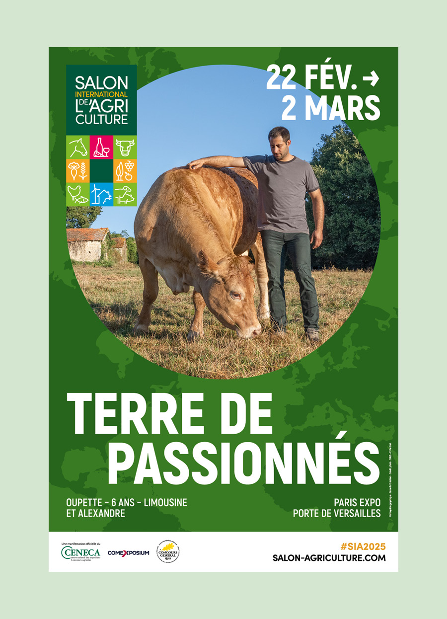 Josselin Tourette -publicite-Paris-vosges-remiremont-Salon-Agriculture-2025-Affiche-secondaire-terre-de-passionnes-2