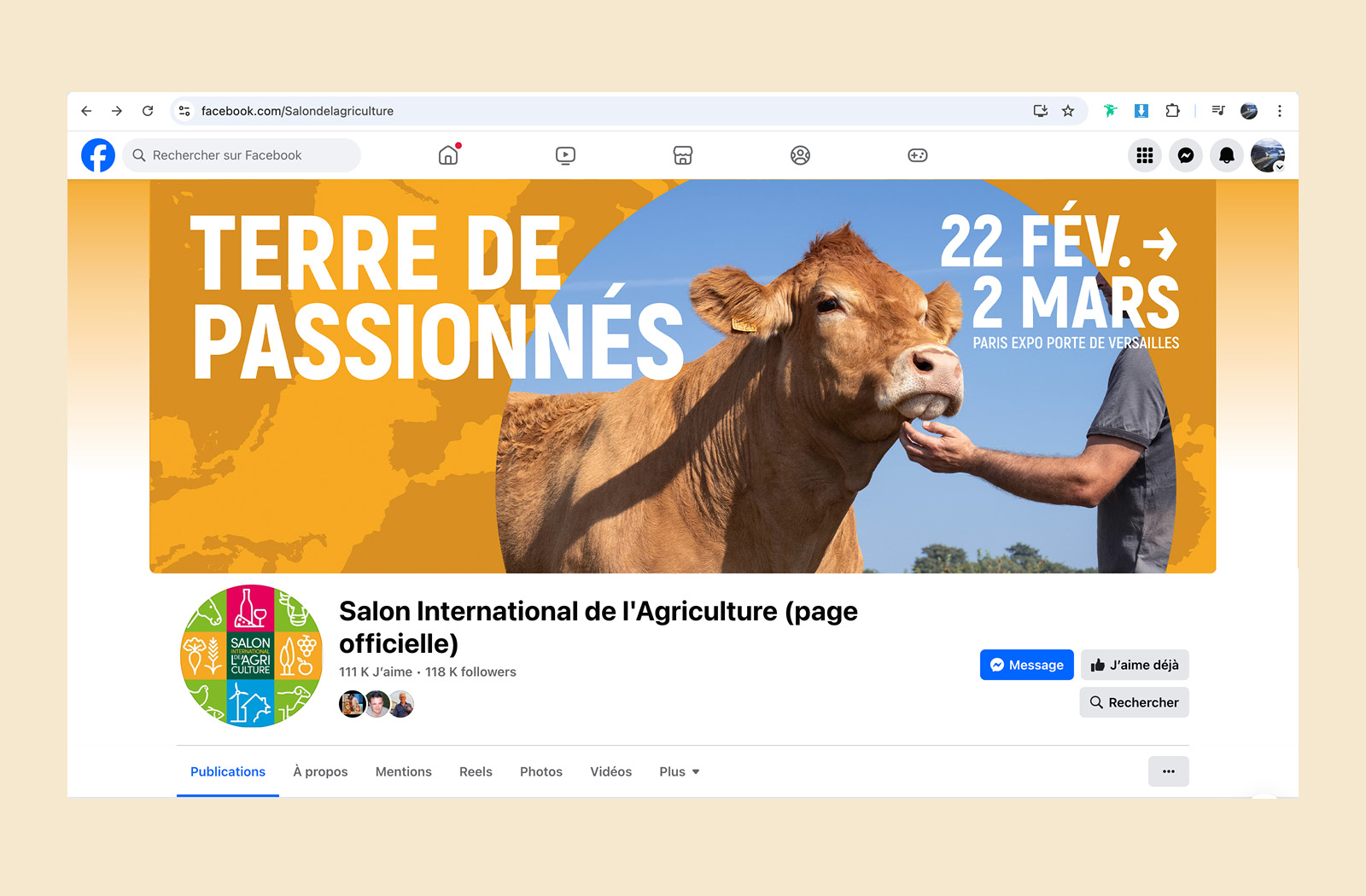 Josselin Tourette -publicite-Paris-vosges-remiremont-Salon-Agriculture-2025-Banniere-facebook